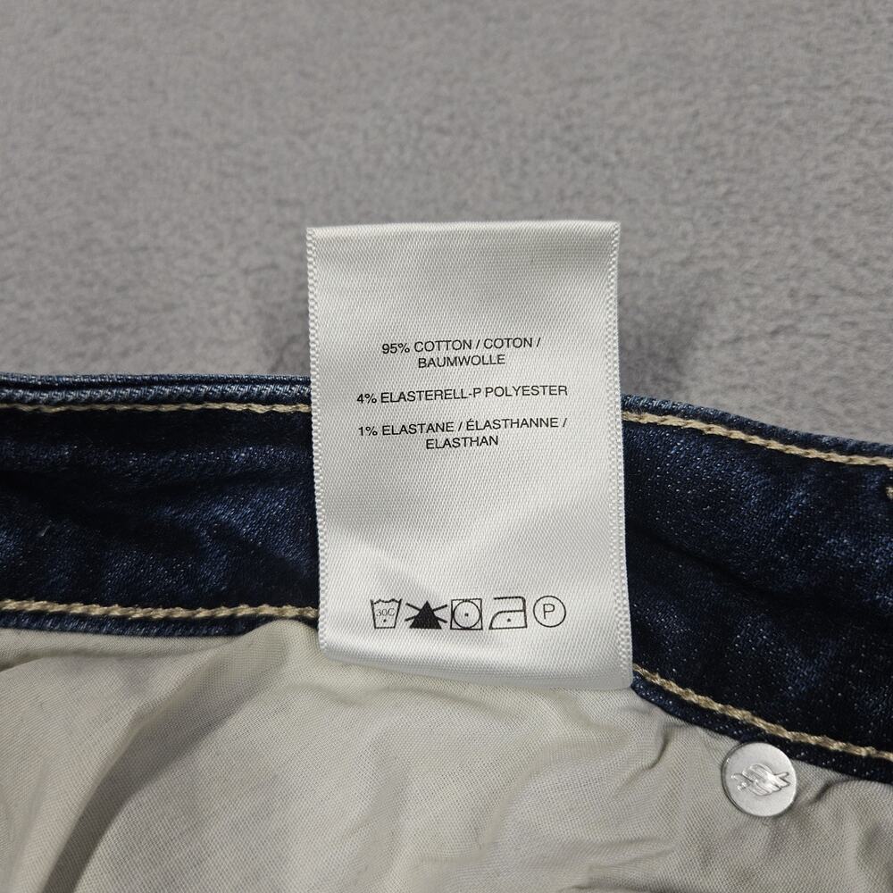 Silver Jeans Womens 31 Blue Stretch Suki Capri Crop Jeans Patriotic Flag USA - Picture 5 of 11